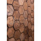 Стеновая панель Tarsi Коллекция 2 WP3D15050 Соты фаска дуб тонировка мокко, 347*300*12 мм