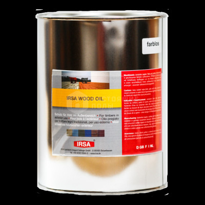 Бесцветное масло Irsa Wood Oil бесцветное (2.5 л)